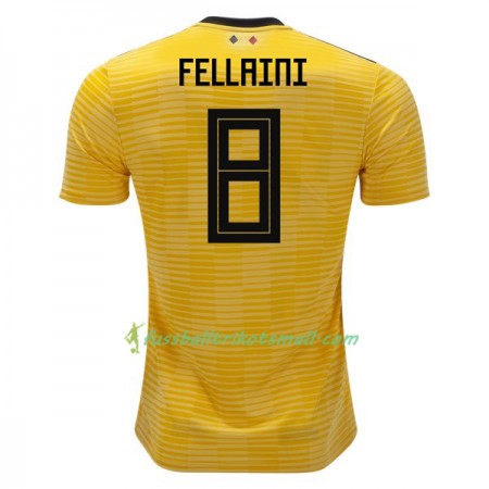 Günstige Fußballtrikots Belgien Fellaini 8 WM 2018 Auswärts-trikot kaufen